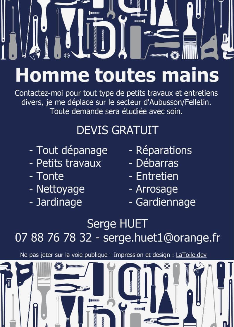 impression de flyers pour artisan